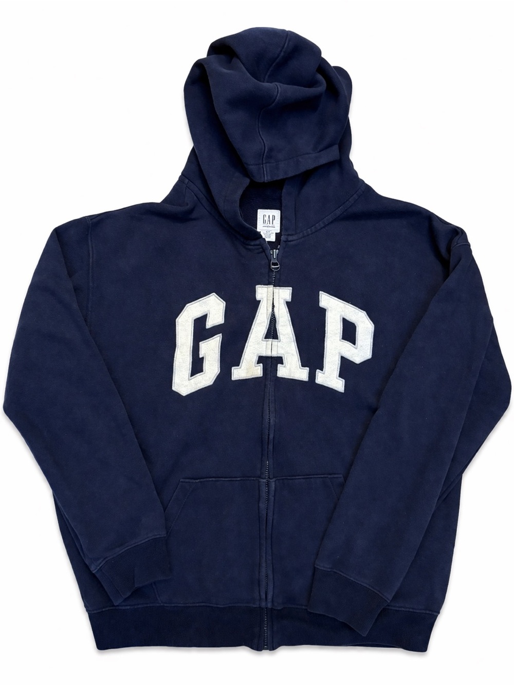GAP Kids XXL Navy Logo Zip Hoodie